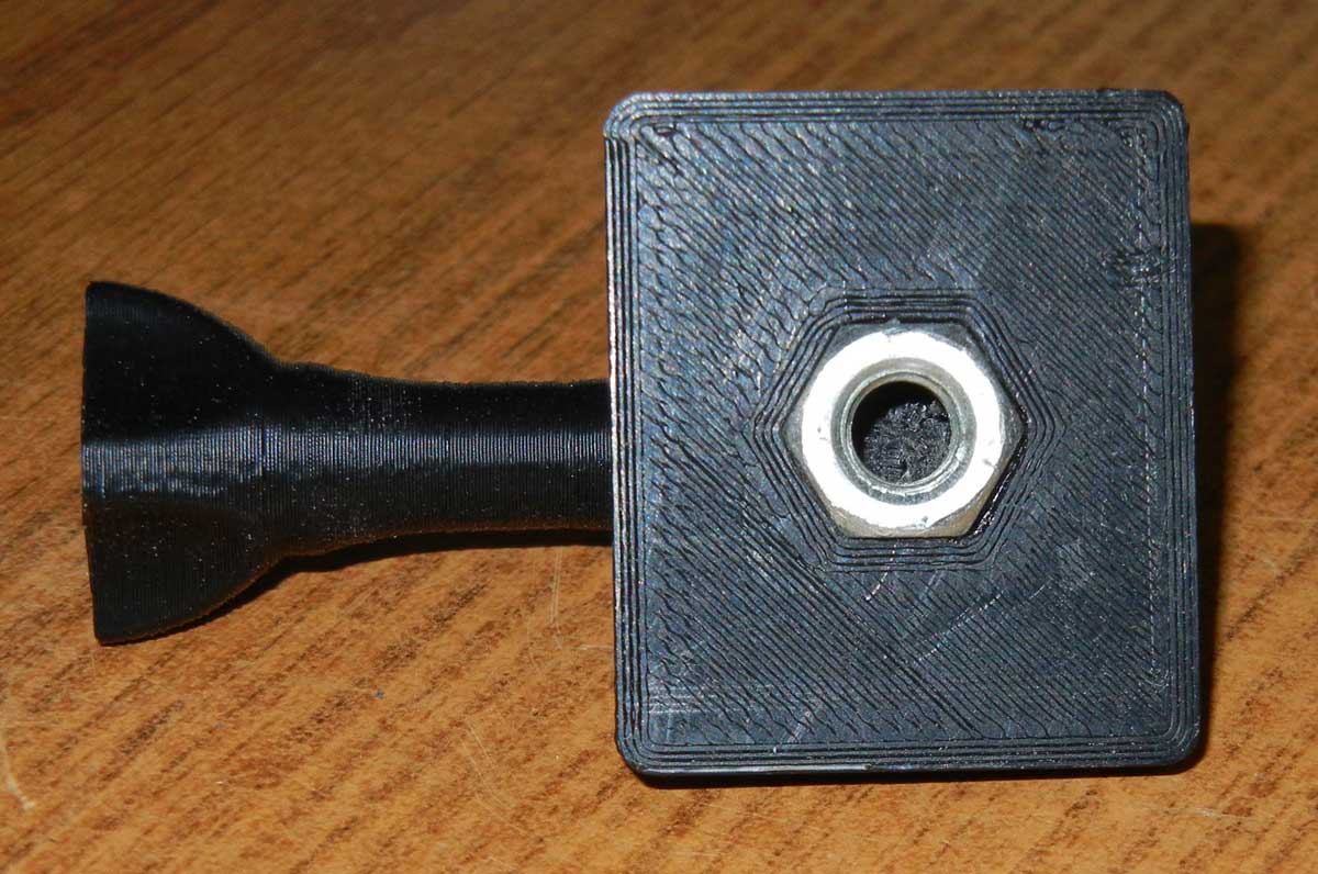 GoPro Tripod Mount 3D model 3D printable CGTrader