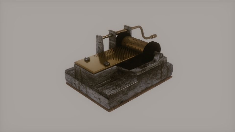 Music box 3D model