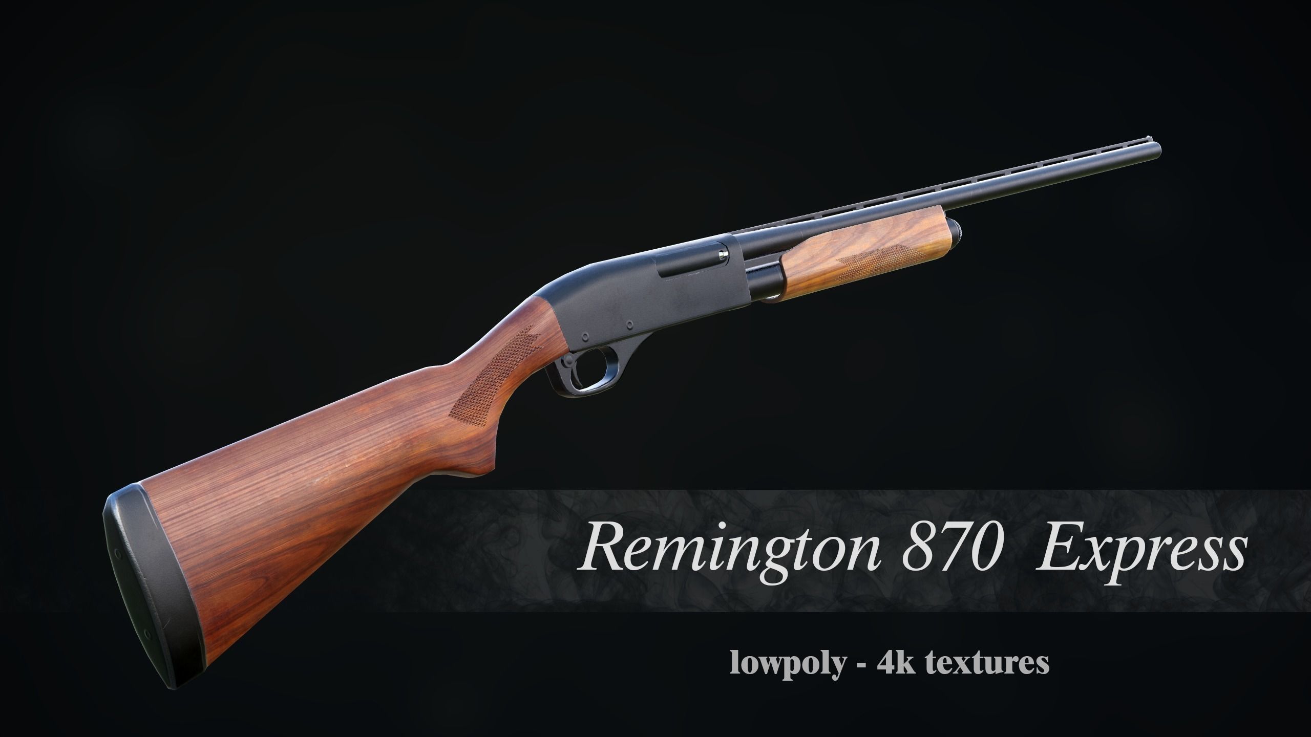 remington-870-express-3d-model-low-poly-