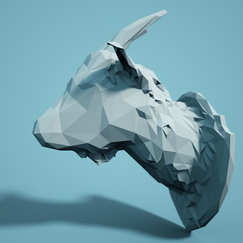 3д модель low poly. 3д модель low poly. 3д модель low poly. 3д модель low poly. Обрубовка черепа академический.