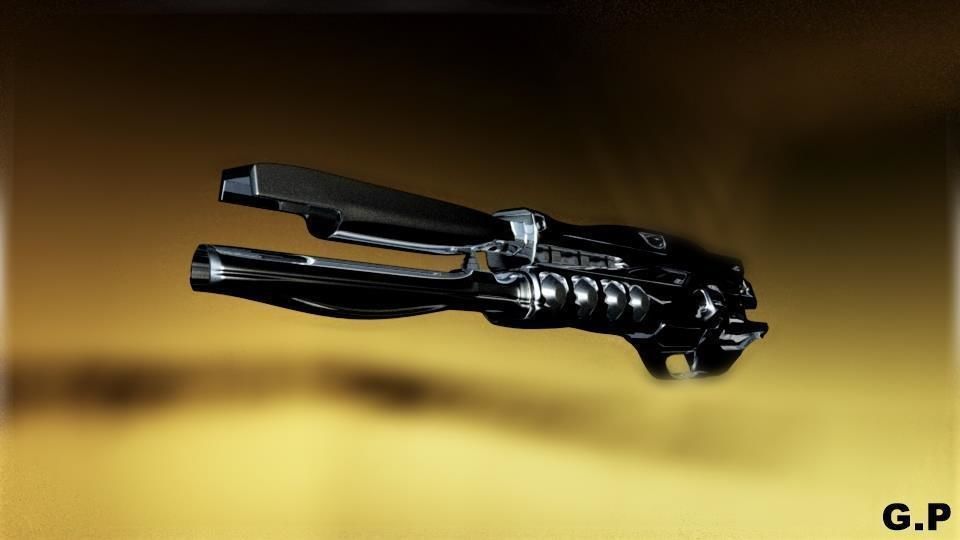 Futuristic Plasma Gun