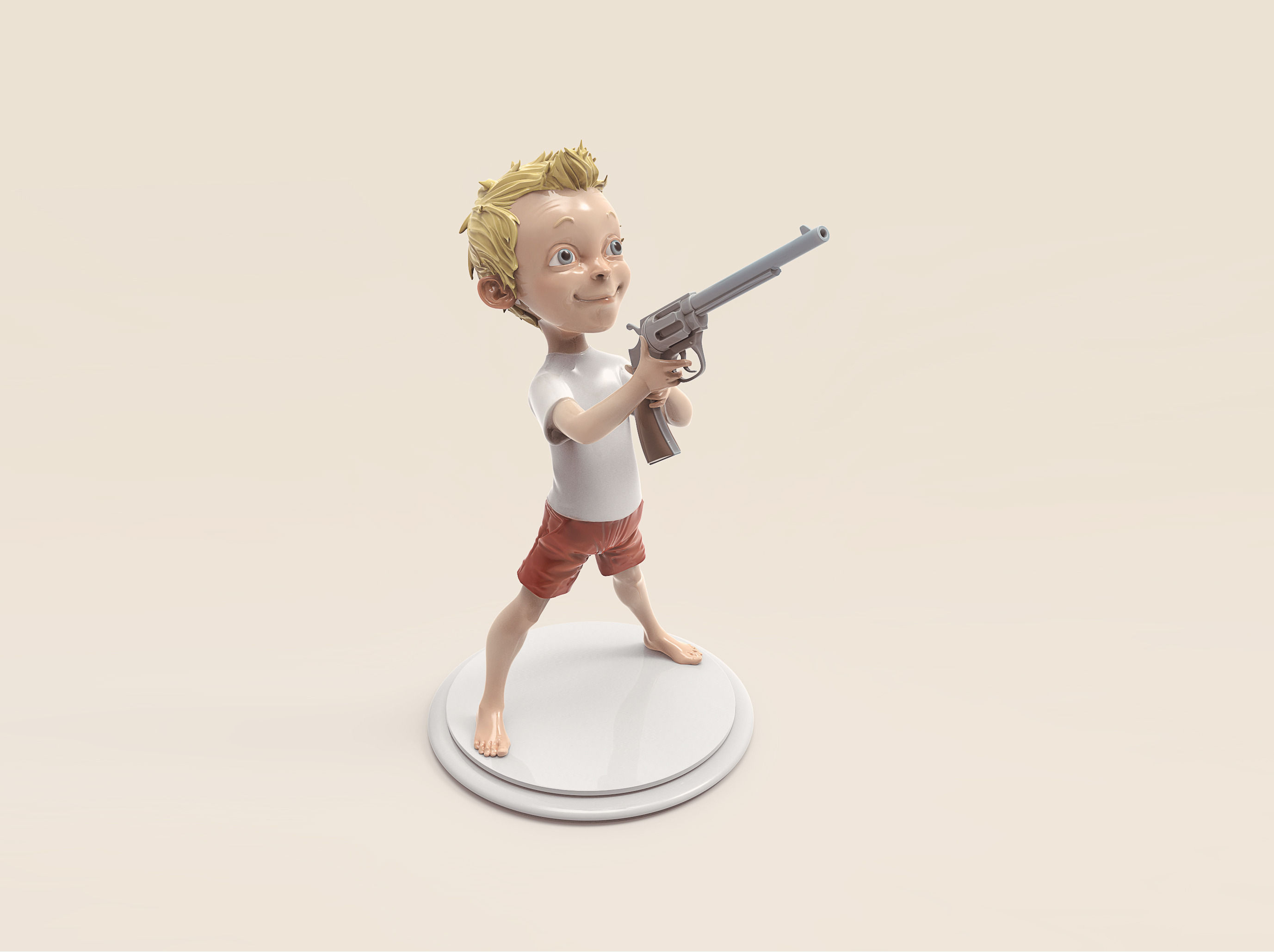 Boy with the gun
