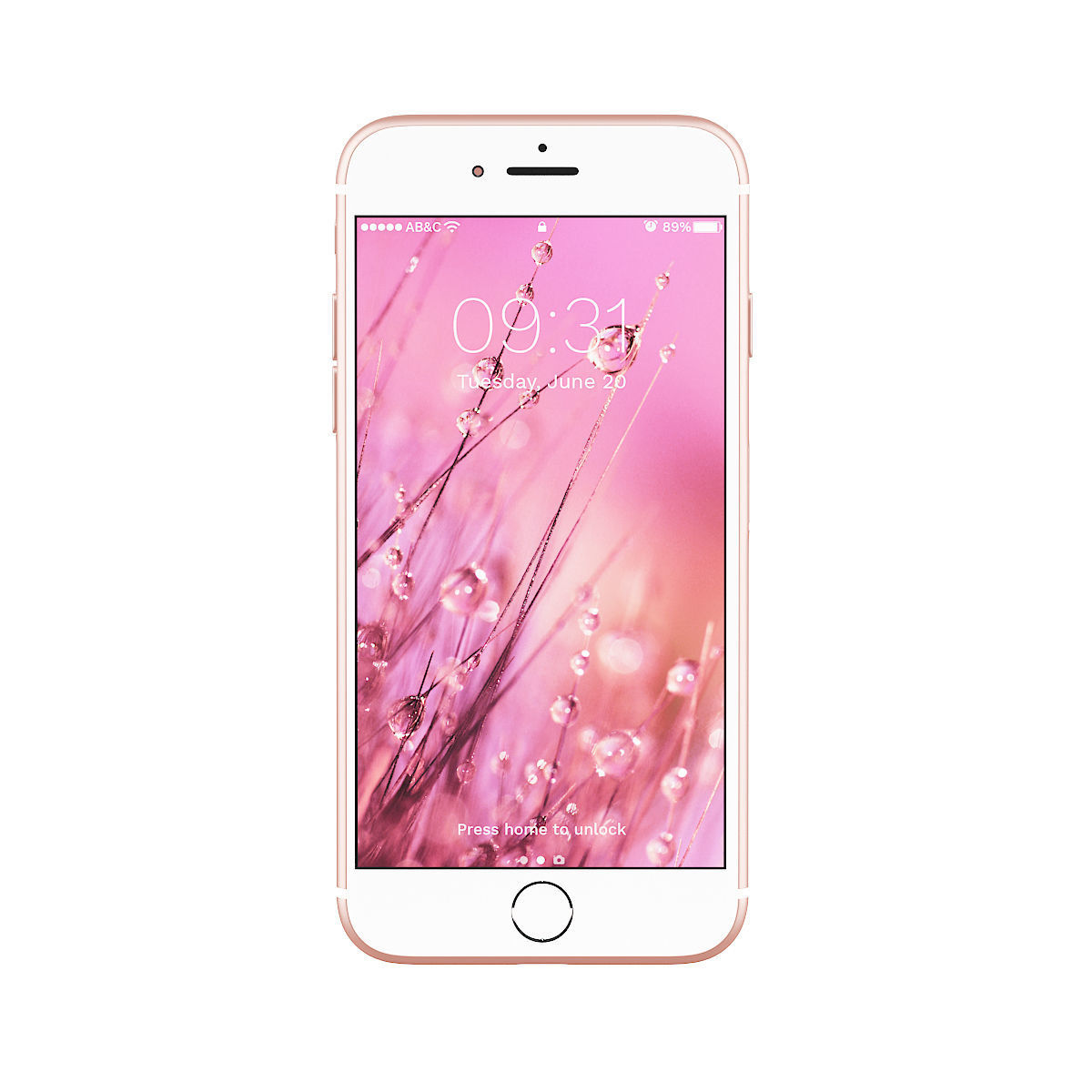 iPhone 7 Pink 3D model CGTrader