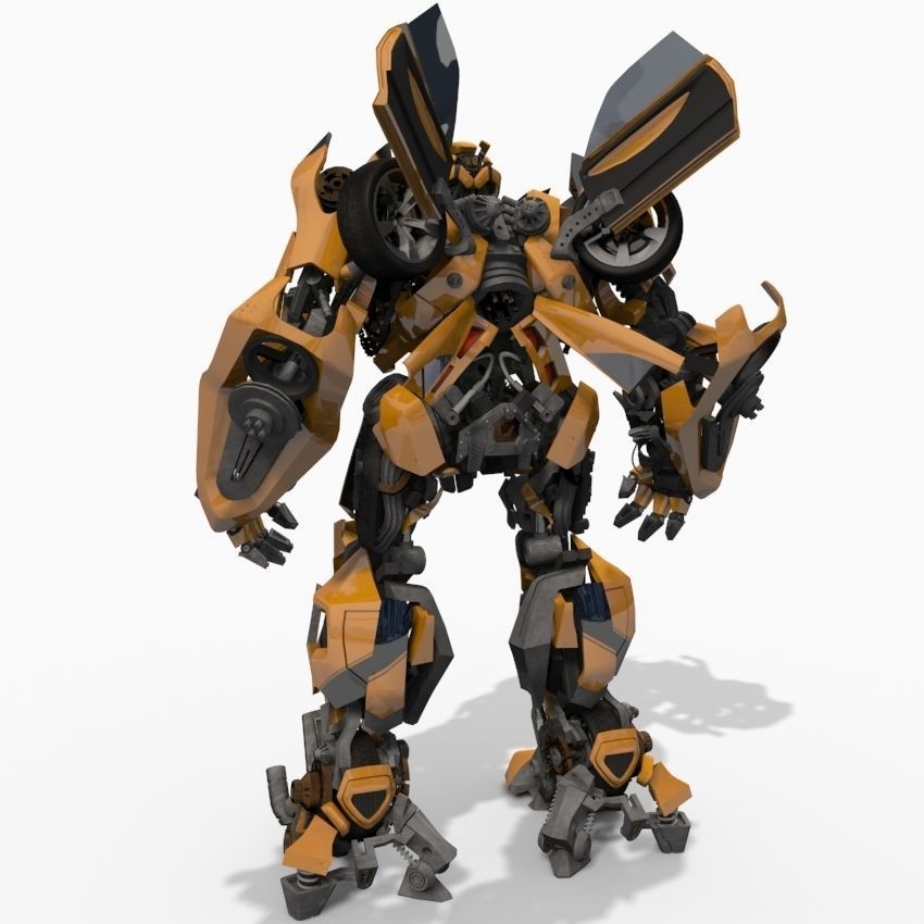 Bumblebee Forever 3d animated model 3D model animated rigged CGTrader