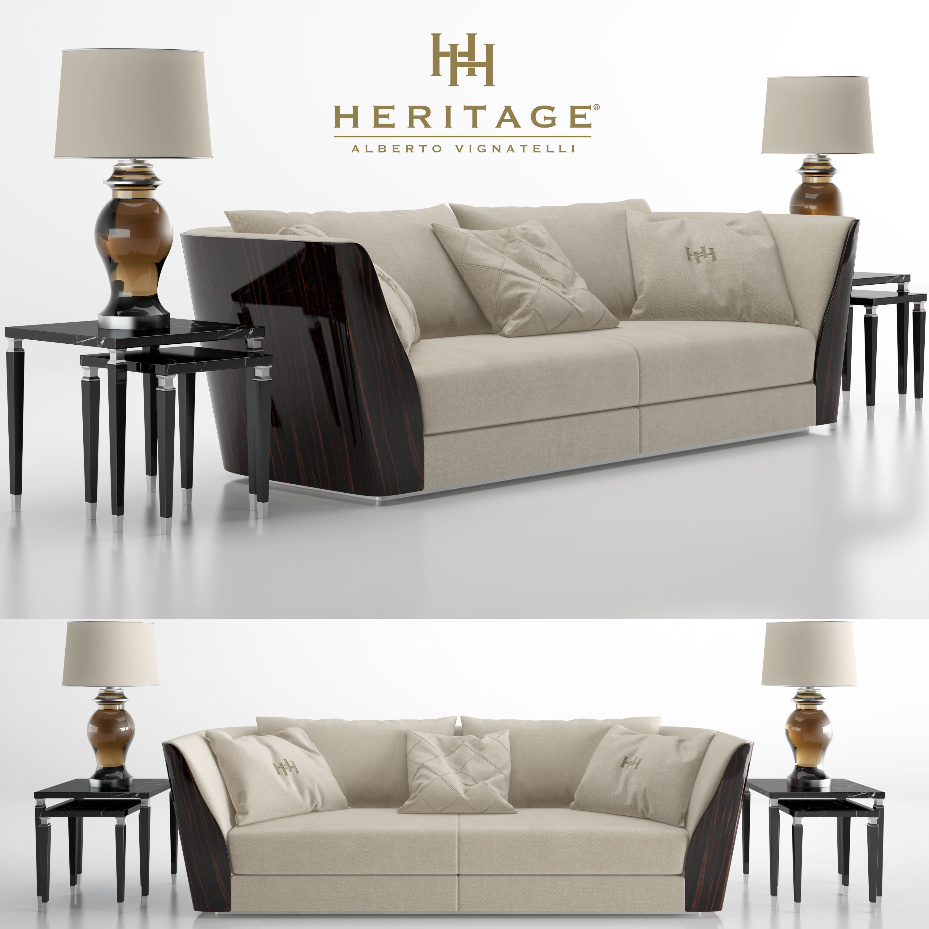 Model Heritage Oasi Sofa Cgtrader Heritage Oasi Sofa Model Max Obj Mtl