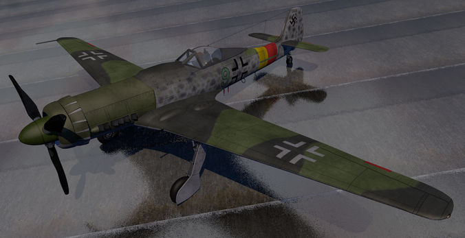 Focke Wulf Ta 152h 1 3d Model Cgtrader