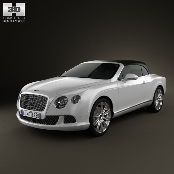 Bentley Continental GT Convertible 2012 3D model