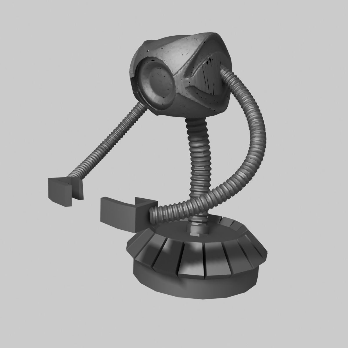 Robot Smartphone Holder free 3D model 3D printable CGTrader