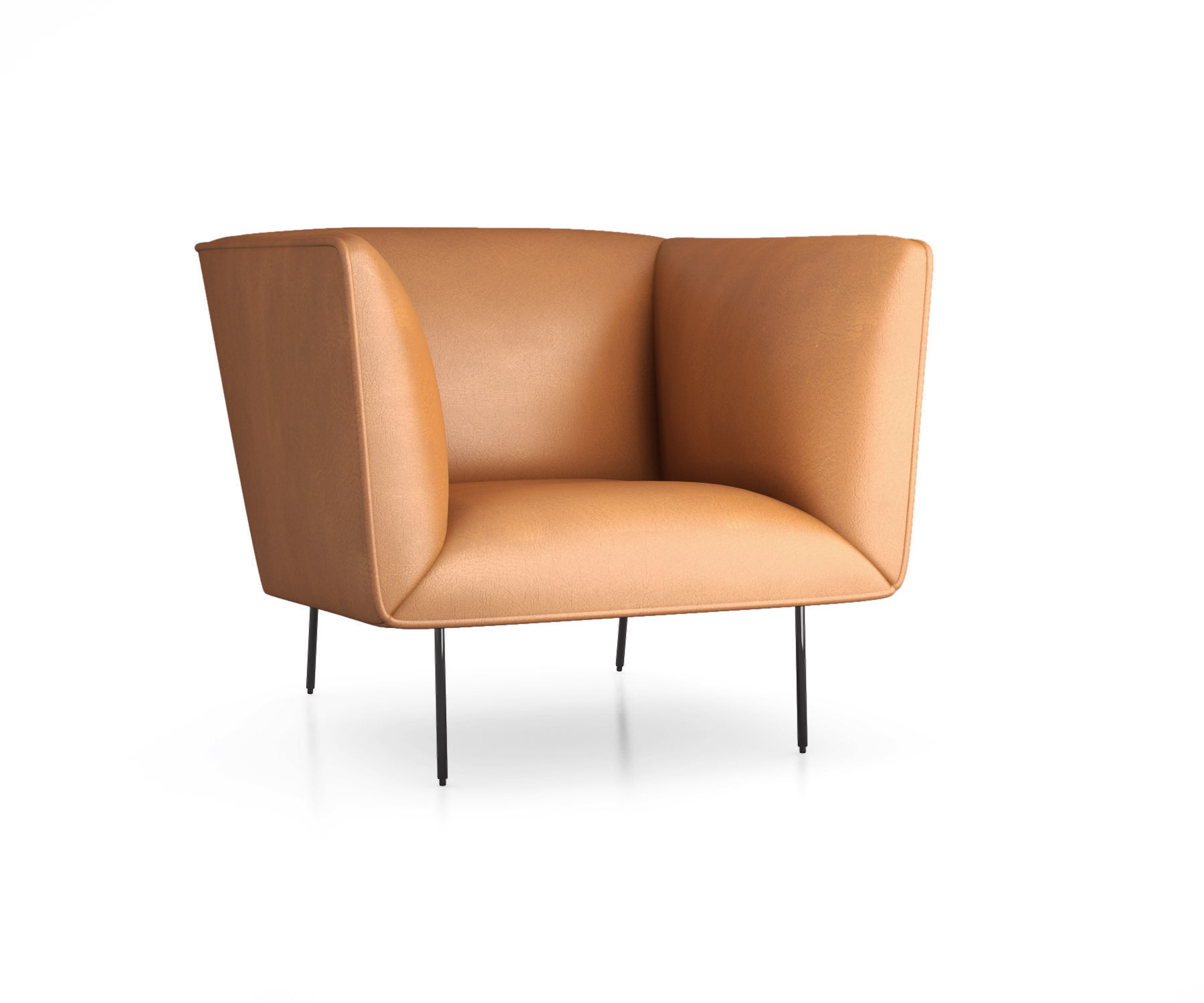 Dandy Leather Lounge Chair by Blu Dot