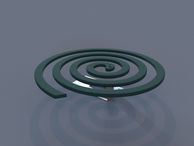 Mosquito Coil free 3D model | CGTrader