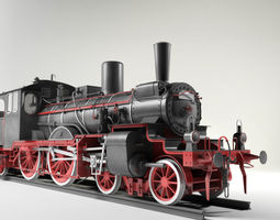 MAV 399 Steam Locomotive free 3D Model MAX OBJ 3DS SKP | CGTrader.com