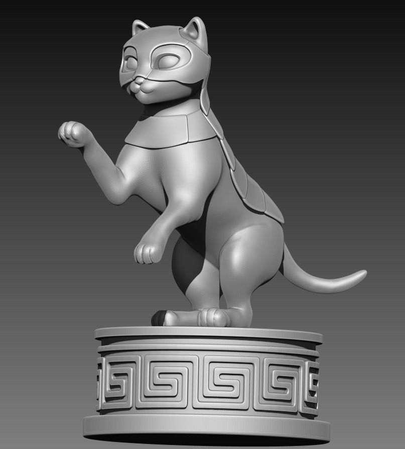 Cat in armour