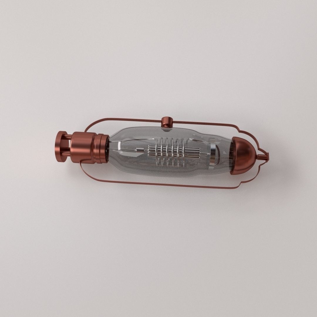 Retro Vacuum Tube 3D model