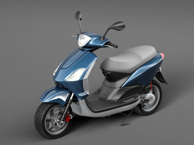 Scooter motorbike 3D model CGTrader