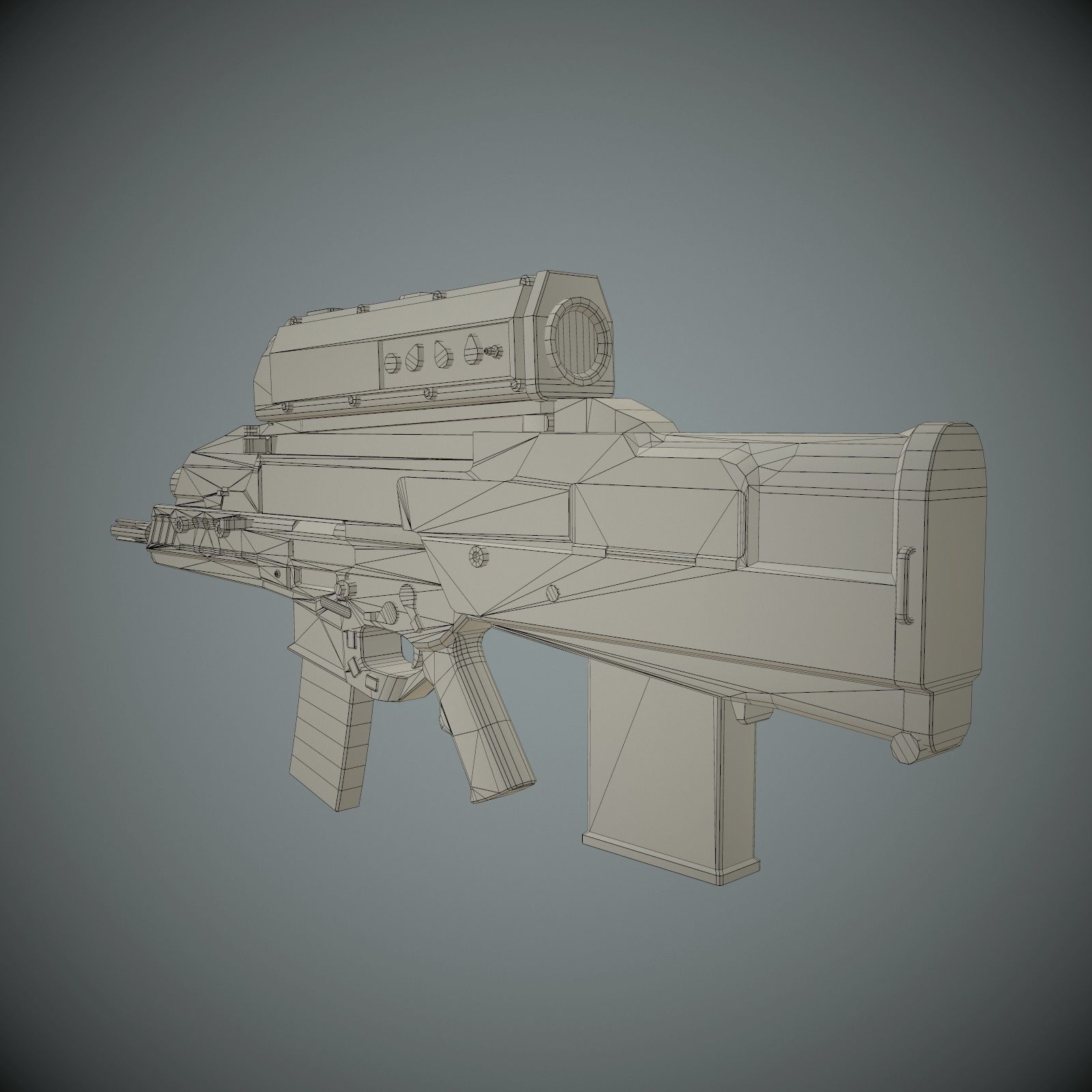3D model XM29 OICW VR / AR / low-poly | CGTrader