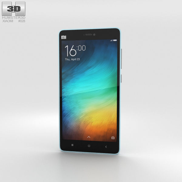  Xiaomi Mi 4i Blue 3D model