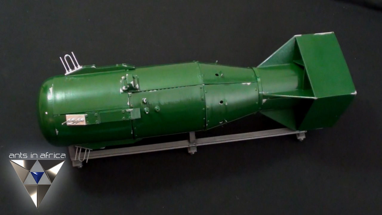 Atomic bomb cutaway scale model 3D model 3D printable | CGTrader
