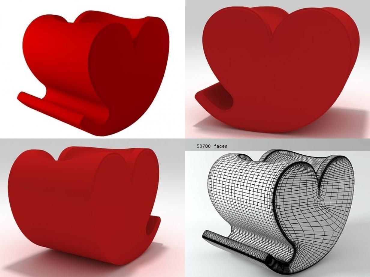 Soft Heart Free 3D model