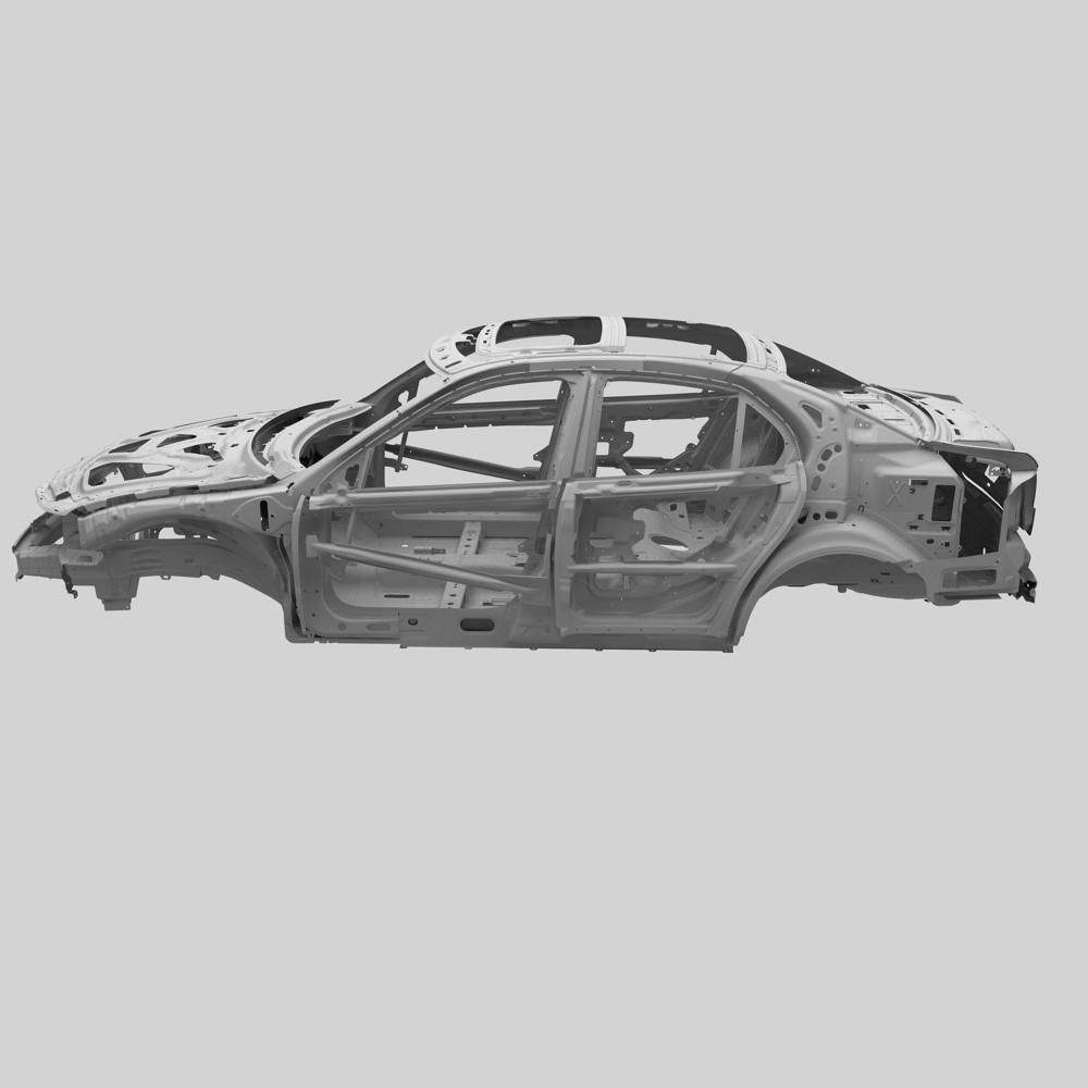 Car frame 3D model CGTrader