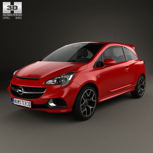 3d Model Opel Corsa E Opc 15 Cgtrader