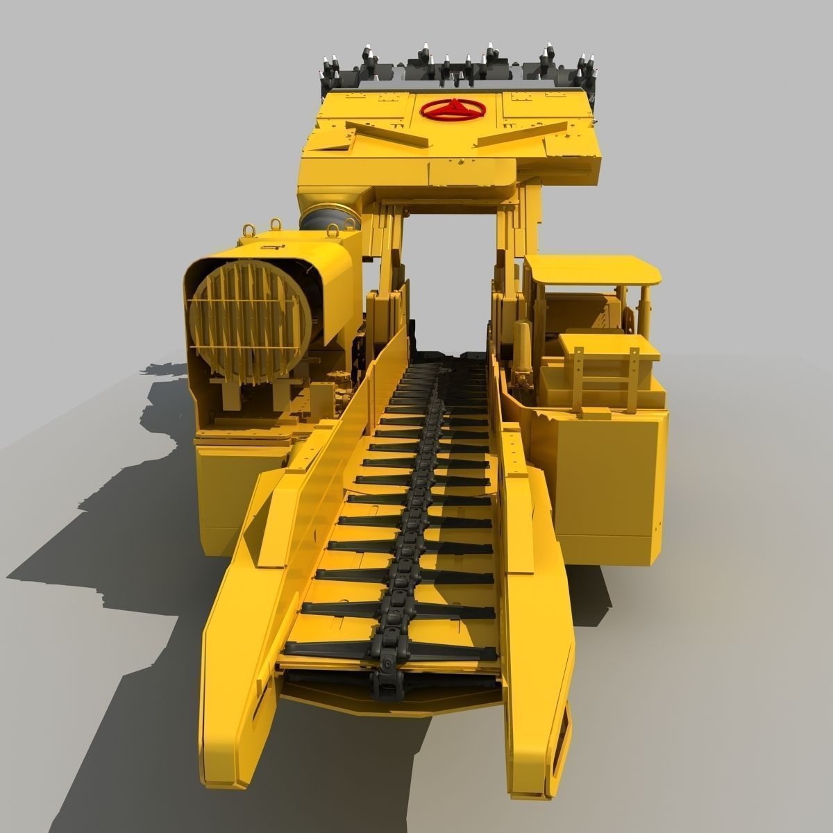 Roadheader 3D model | CGTrader