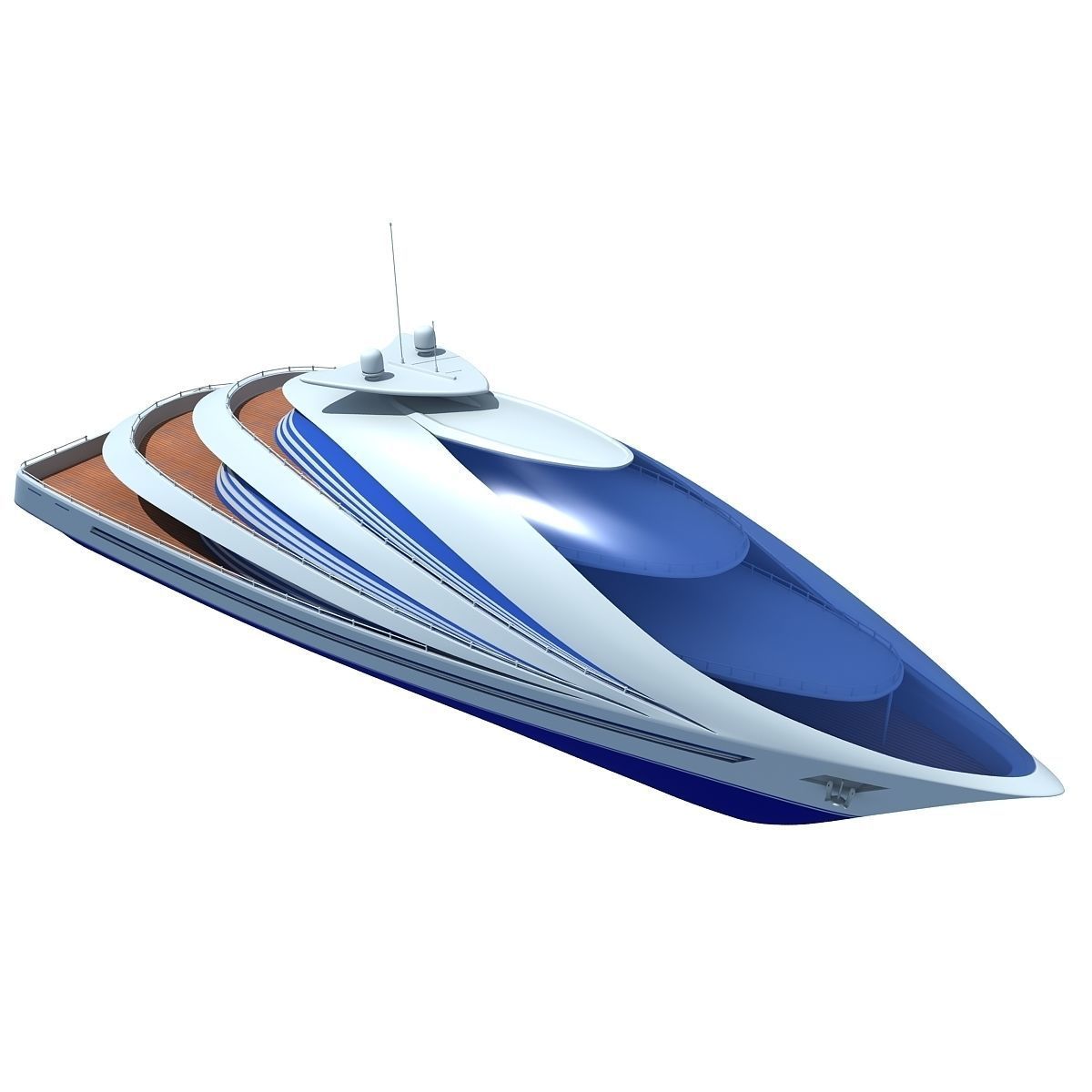 Futuristic Luxury Yacht 3