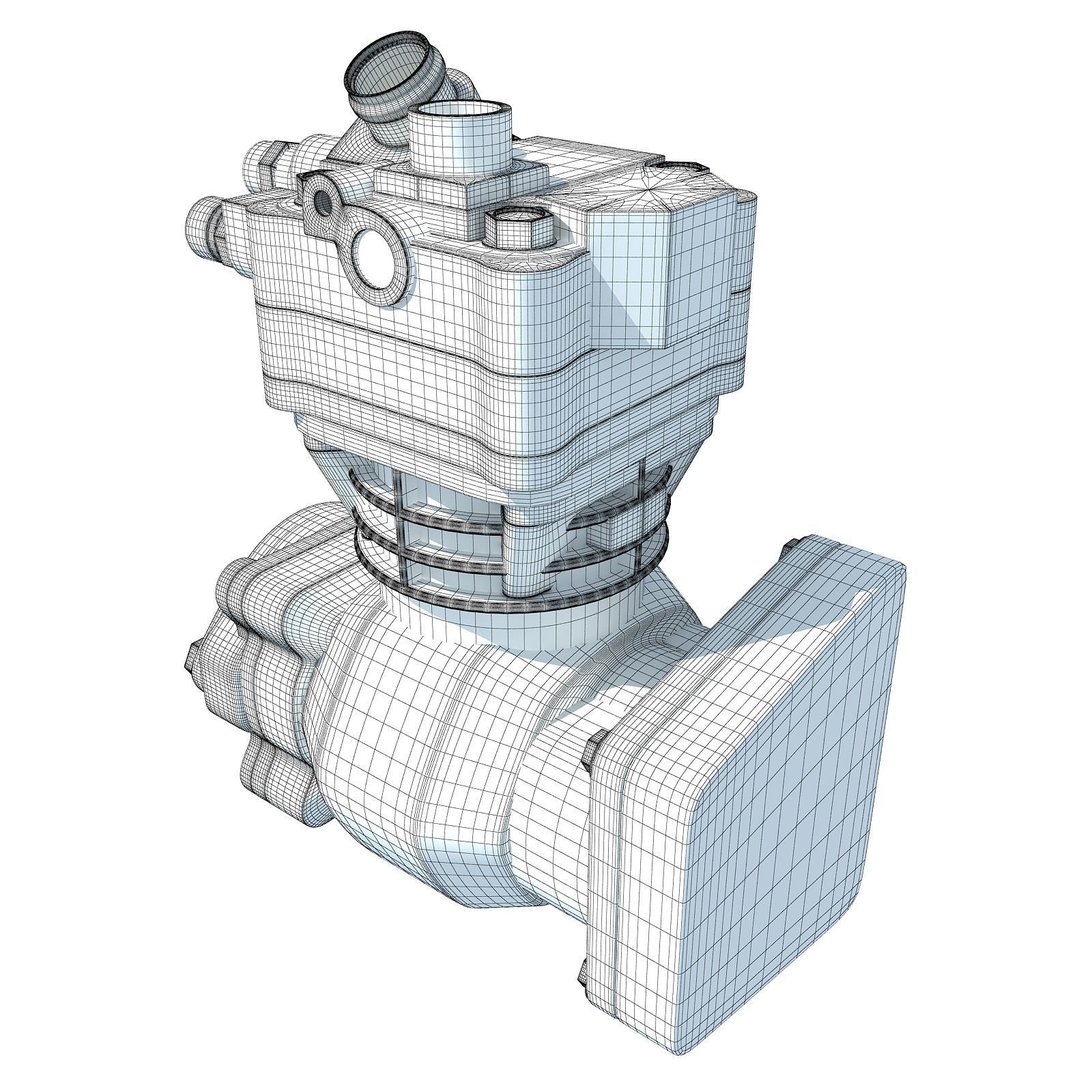 Engine Parts 33 3D model CGTrader