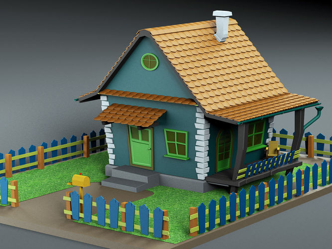 pics of cartoon houses
