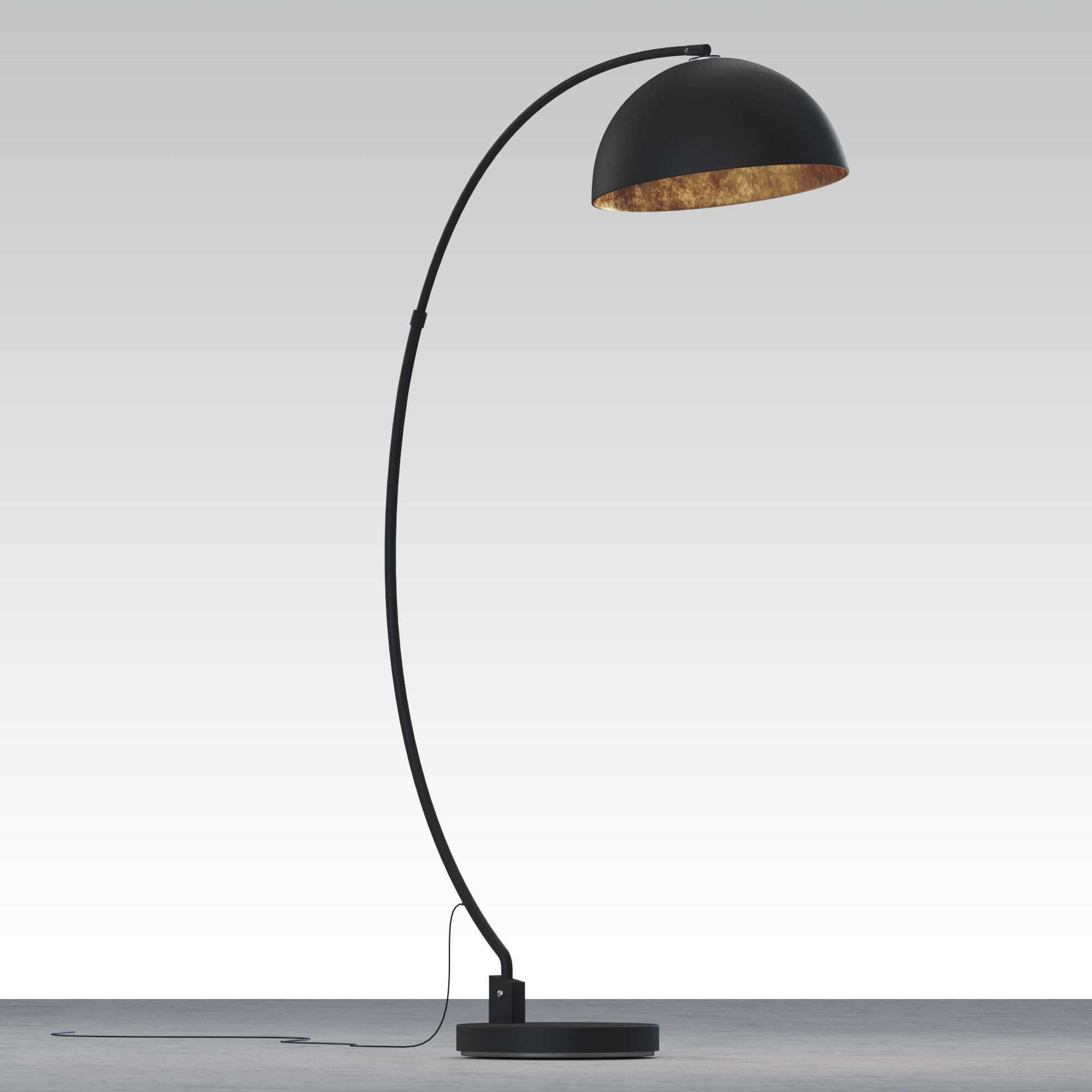 The Arc Black Floor Lamp 3d Model Cgtrader The Arc Black Floor Lamp 3d Model Max Obj Fbx Mtl Mat 5