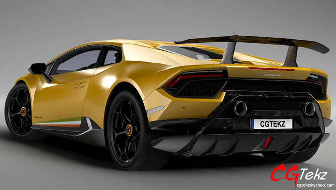 Lamborghini 2018 Model Motavera Lamborghini Huracan Performante Lp 640 4 Model Max Obj Mtl Fbx
