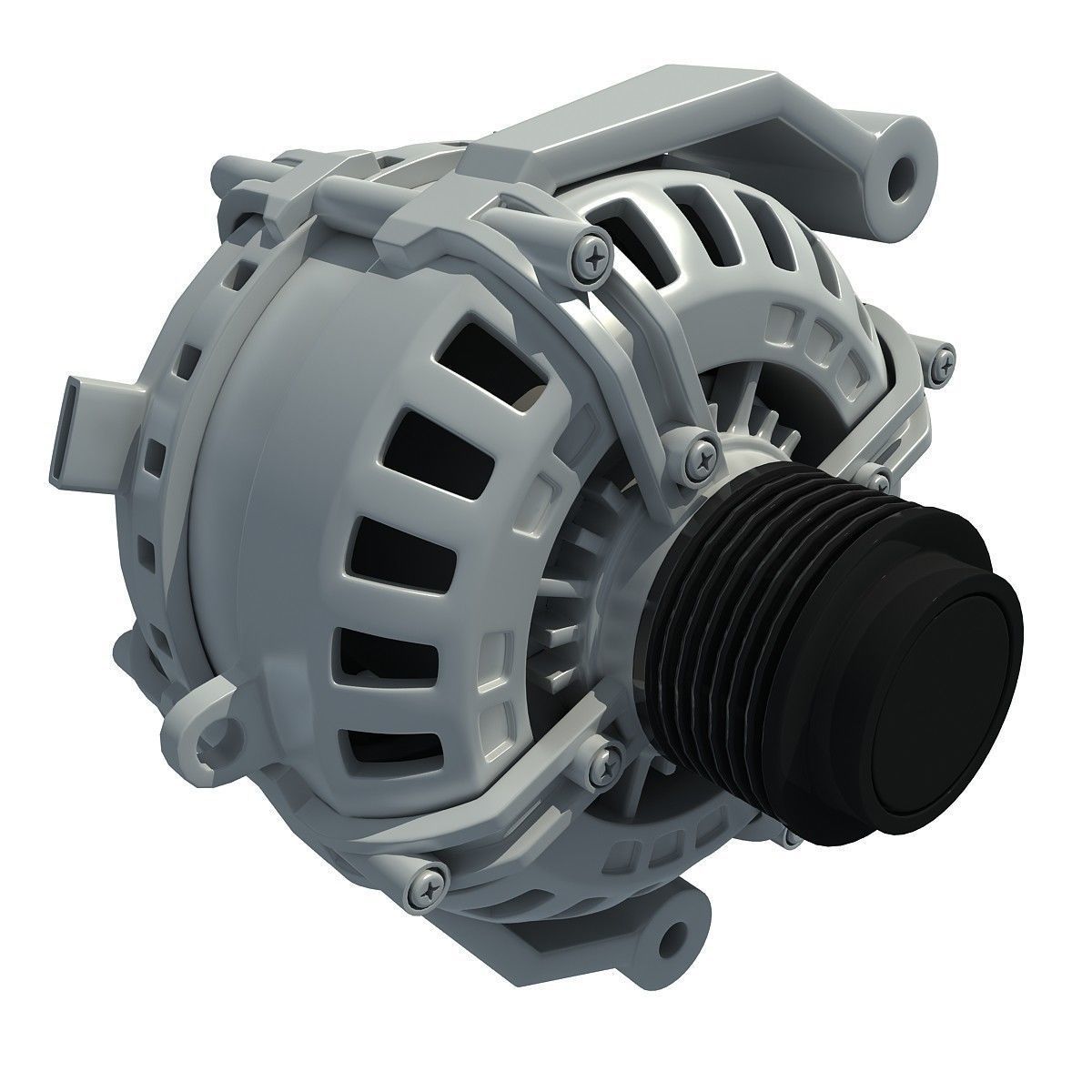 Detailed Alternator 2 3D model CGTrader