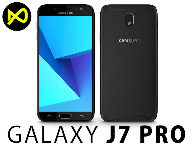 Samsung Galaxy J7 Pro 2019 Black 3D CGTrader