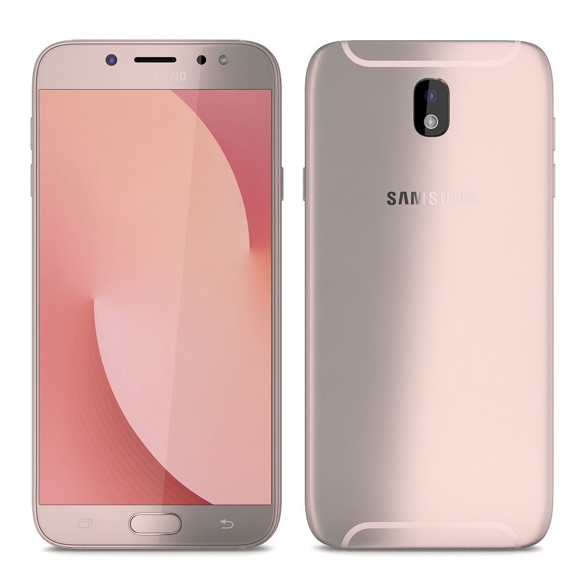 Samsung Galaxy J7 Pro 2017 Pink 3D model | CGTrader