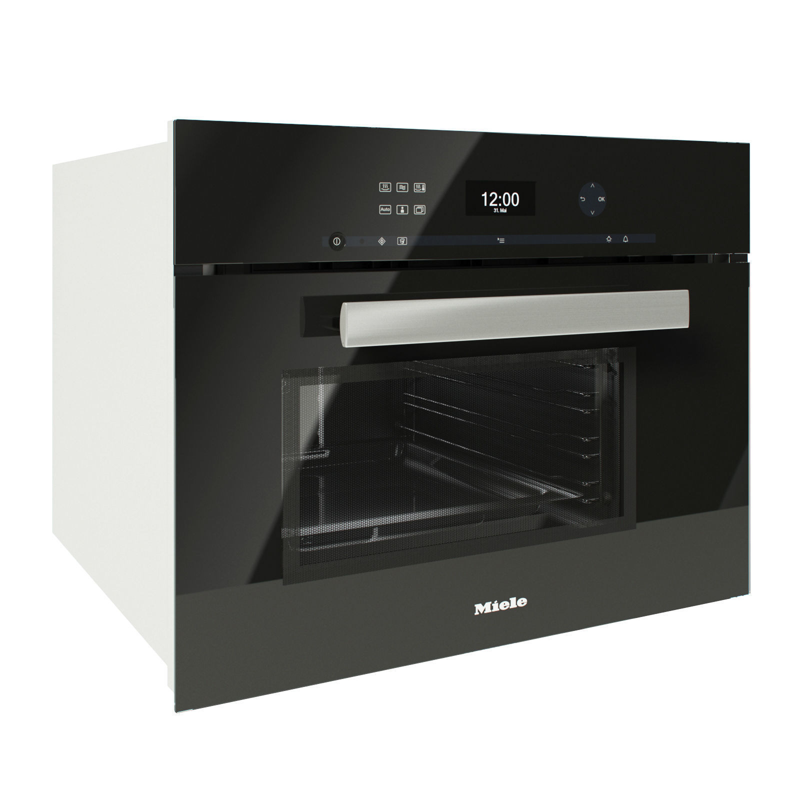 Steam oven with microwave Miele DGM 6401 3D model CGTrader