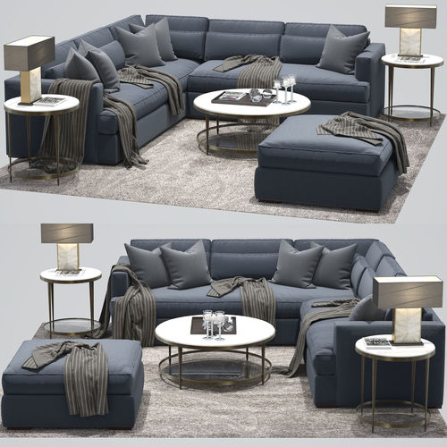 Baker Darcy Corner Sofa Oberon Barbara Barry Model