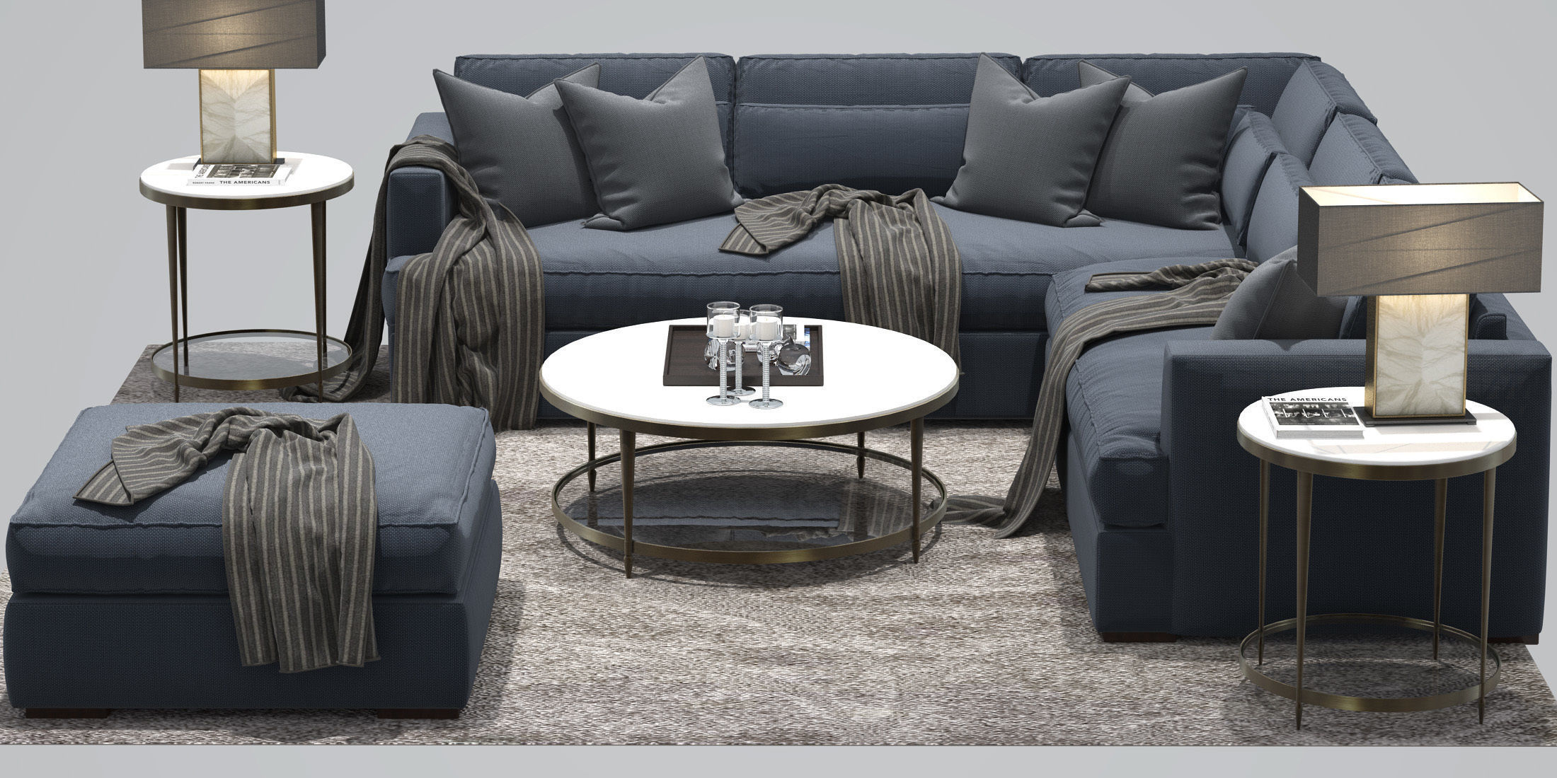 3d Baker Darcy Corner Sofa Oberon Barbara Barry Baker Darcy Corner Sofa Oberon Barbara Barry 3d Model Max 3ds