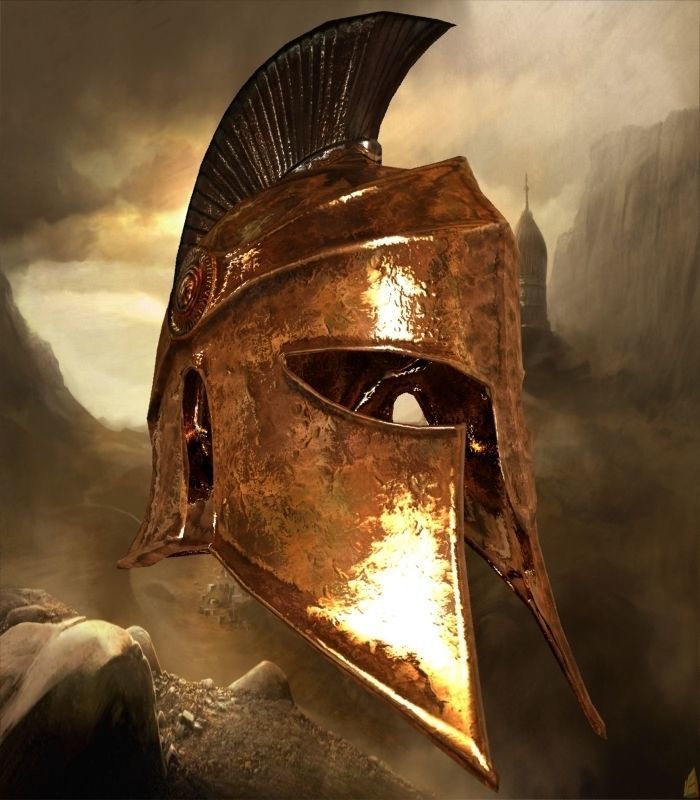 Greek helmet