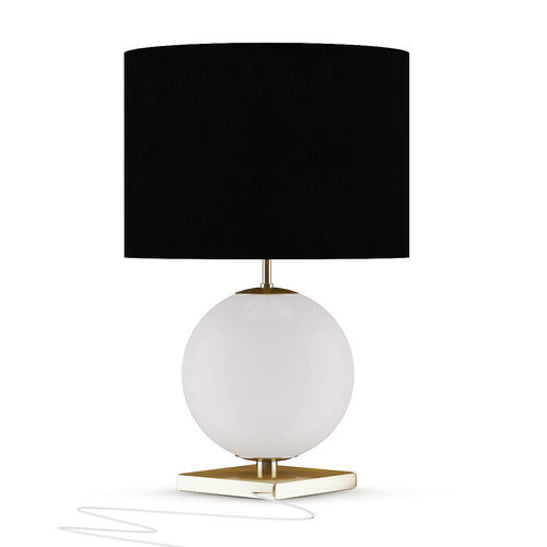 3d Desk Lamp With Black Shade Cgtrader Desk Lamp With Black Shade 3d Model