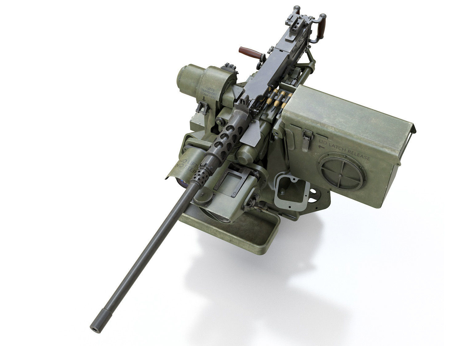 M151 Protector Rws RWS M151 Protector with M2 3D model | CGTrader