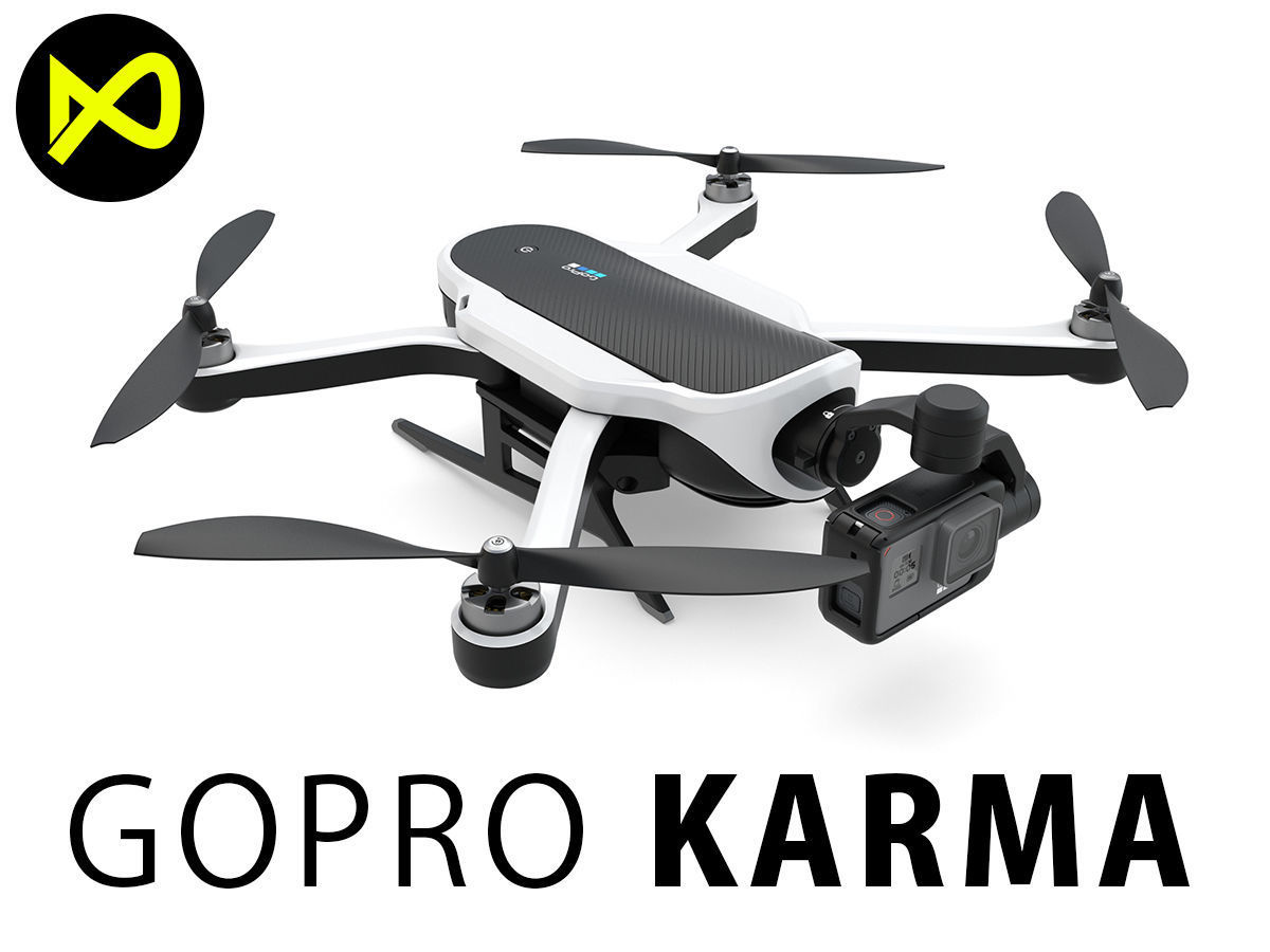 Karma Drone Hero Karma Grip Gopro Karma Drone With Hero5 Black