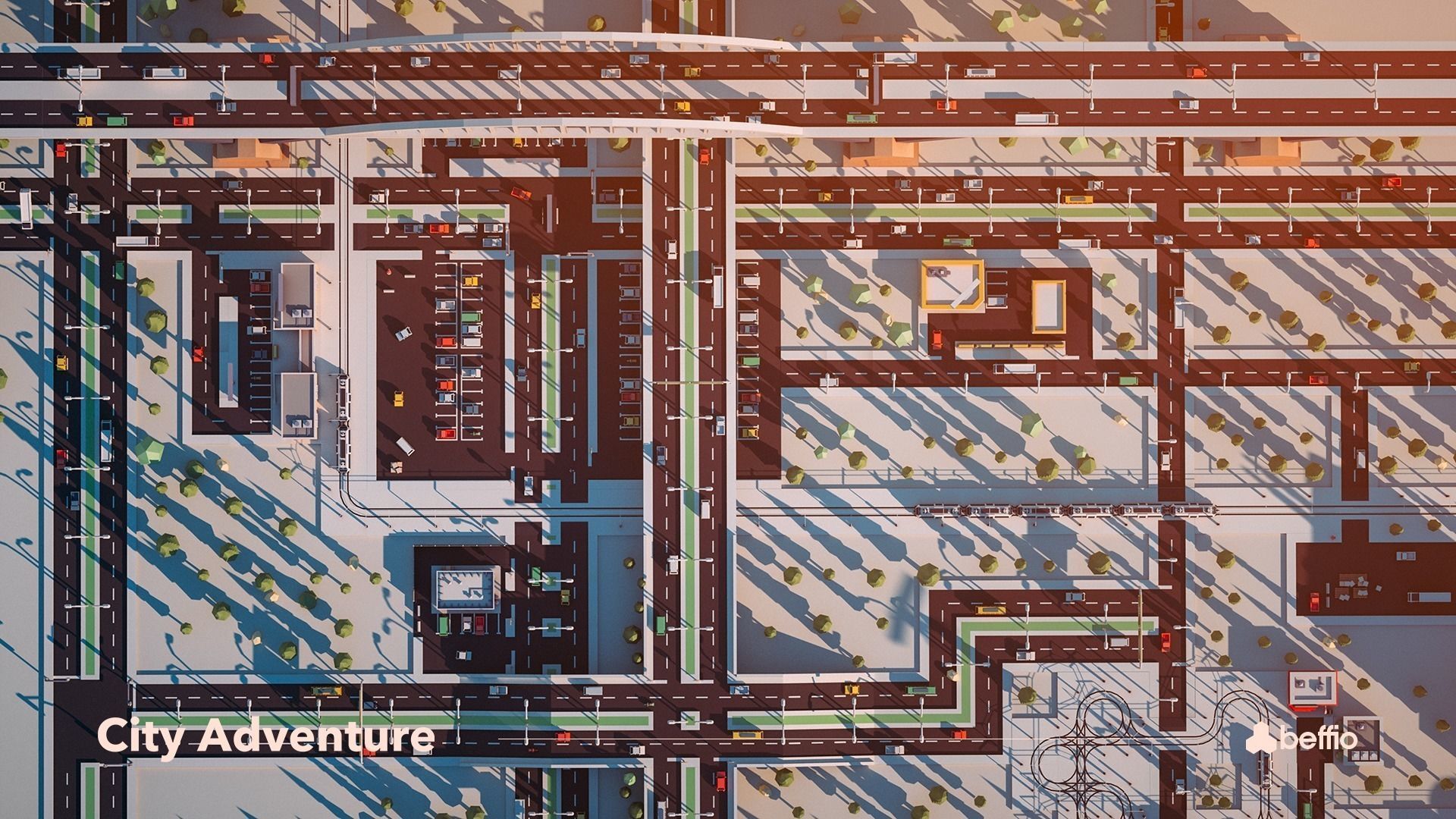 3D model City Adventure VR / AR / low-poly | CGTrader