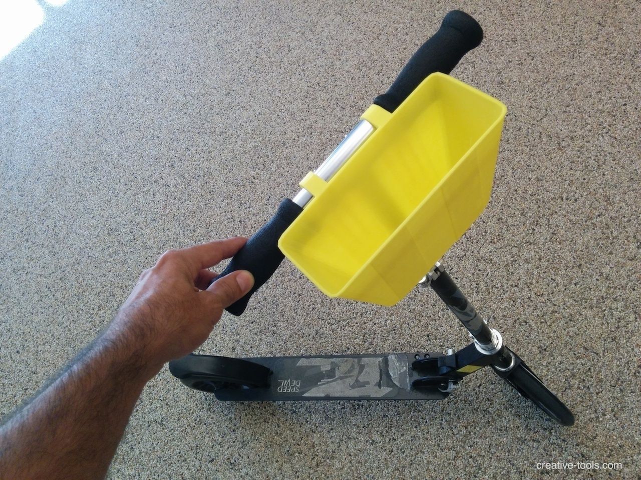 Kick scooter basket carry basket free 3D model 3D printable CGTrader