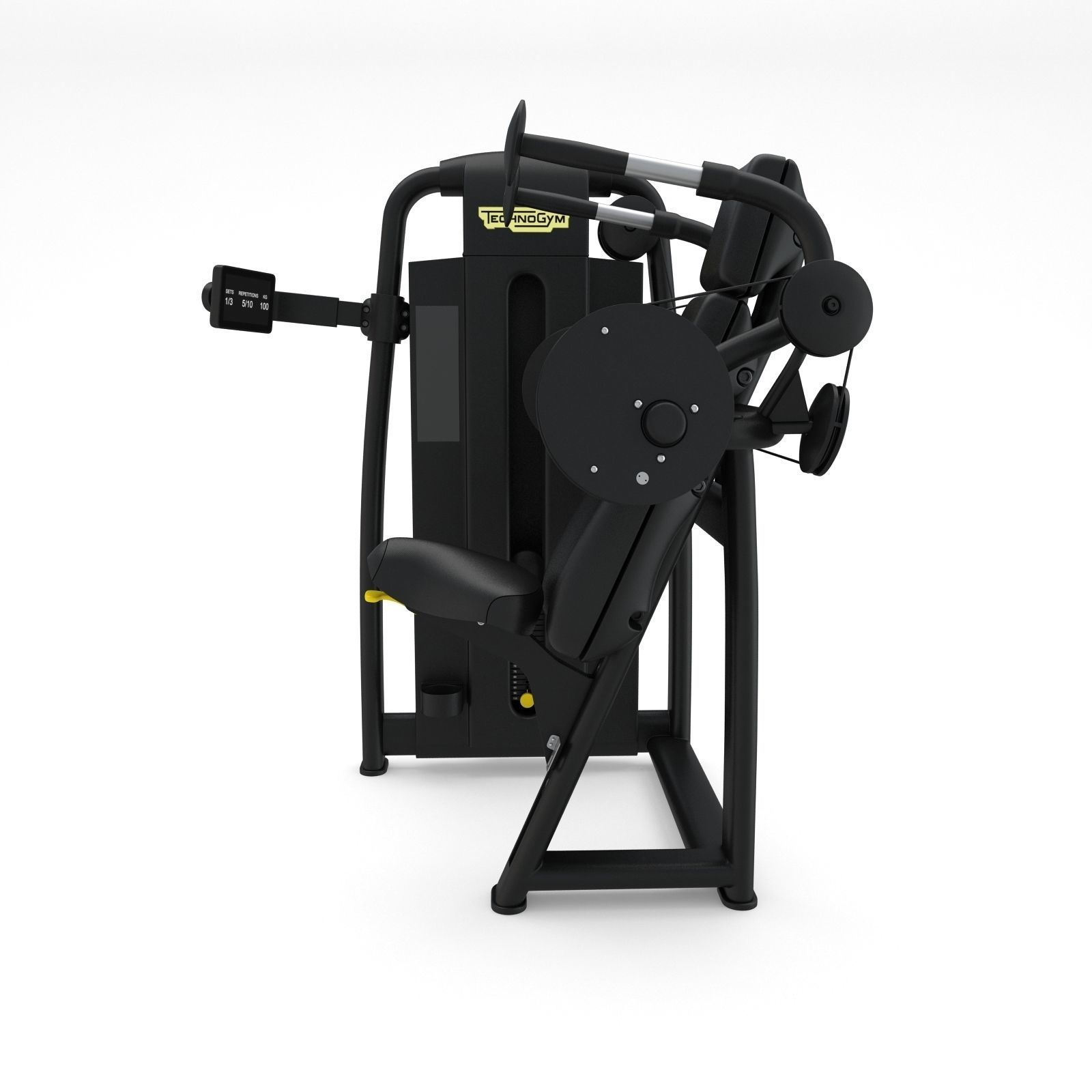 Technogym Selectorised Arm Extension 3D model CGTrader