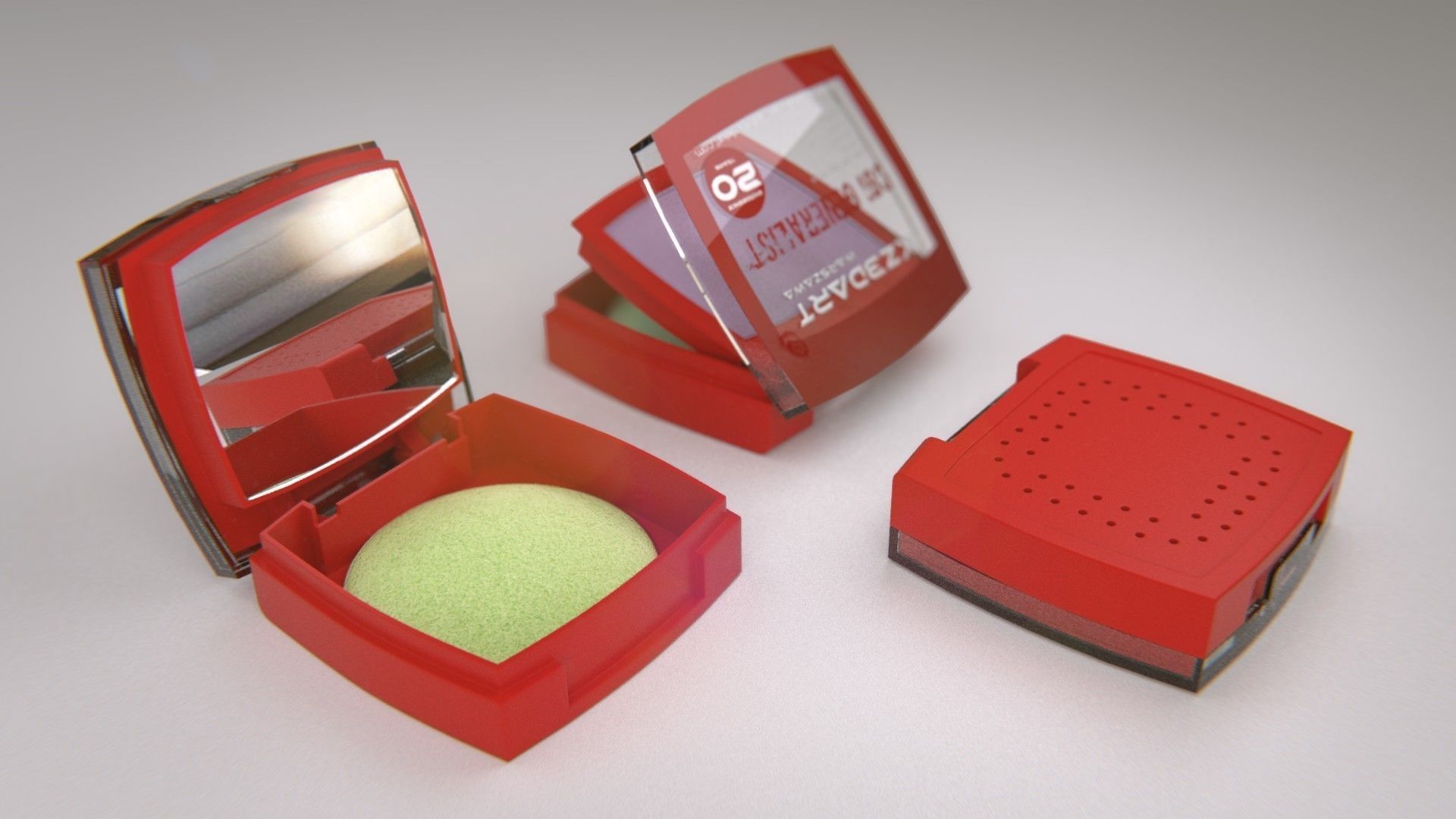 Powder Box 3D model CGTrader