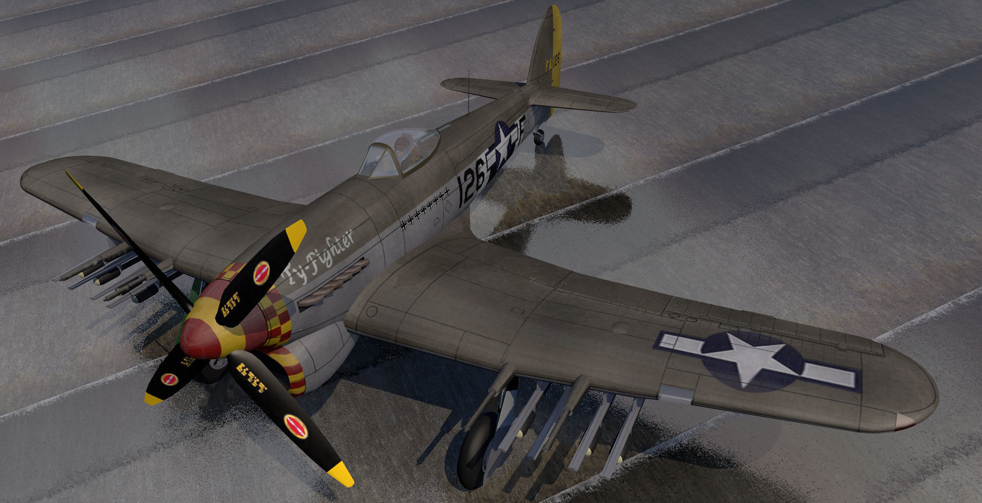 Hawker Typhoon Mk-1B Late - USAF