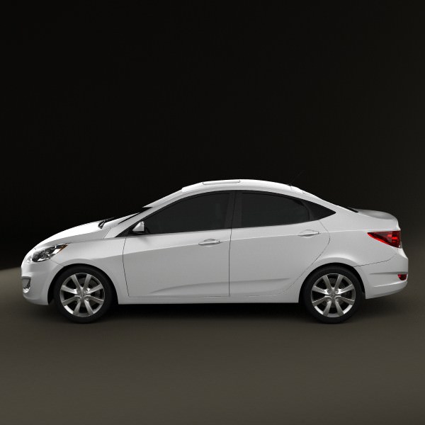 Hyundai accent 3d model