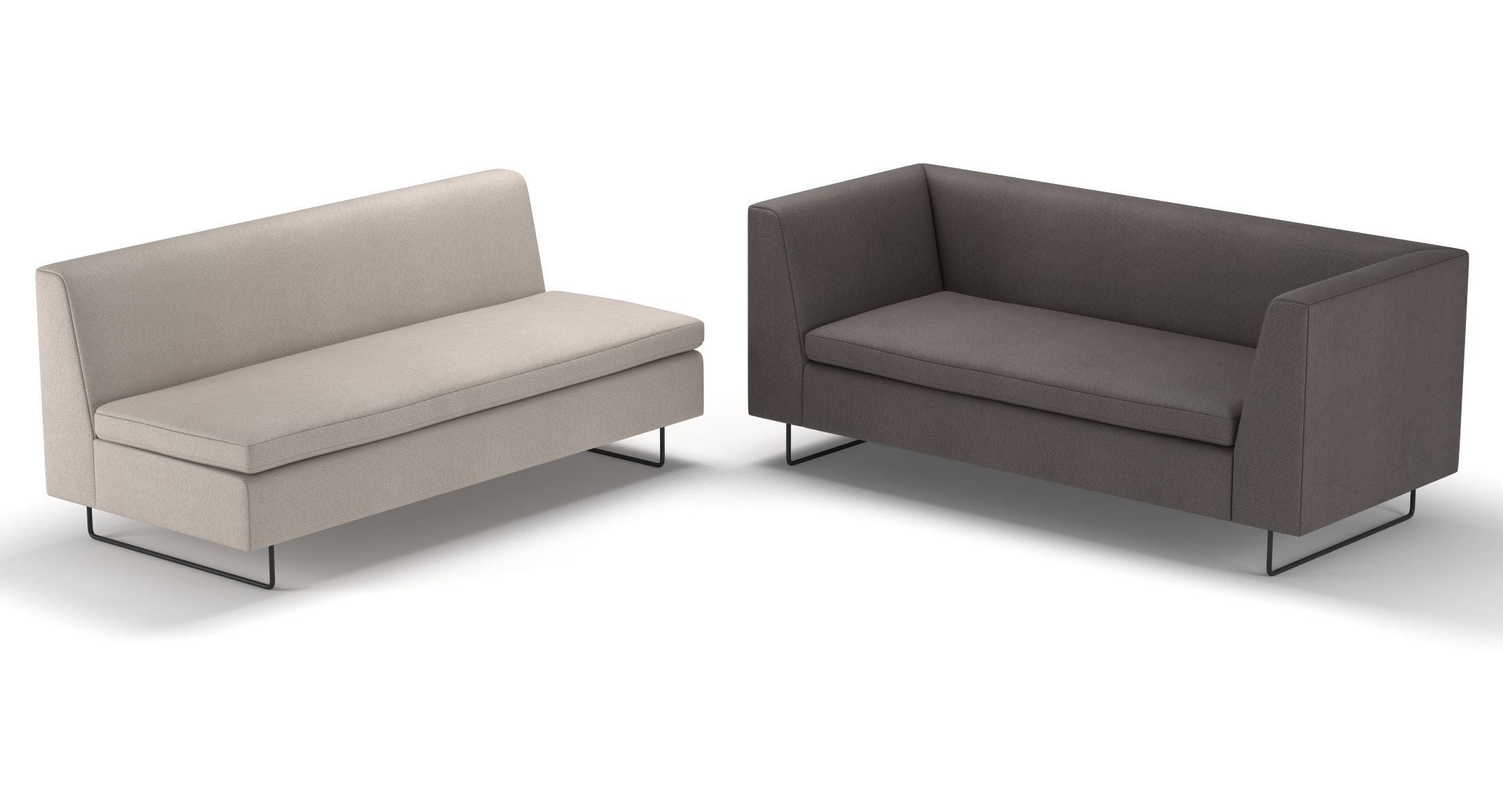 Blu Dot Bonnie And Clyde Sofa Model Cgtrader Blu Dot Bonnie And Clyde Sofa Model Max Obj Mtl Fbx Mat 3