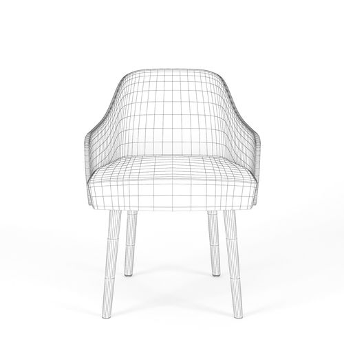 Nordic odense spisebord lucia 3d model Spisestol ask