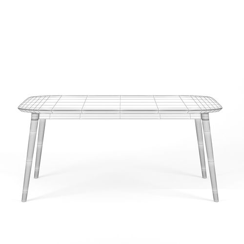 Nordic odense spisebord lucia 3d model Metal spisebord
