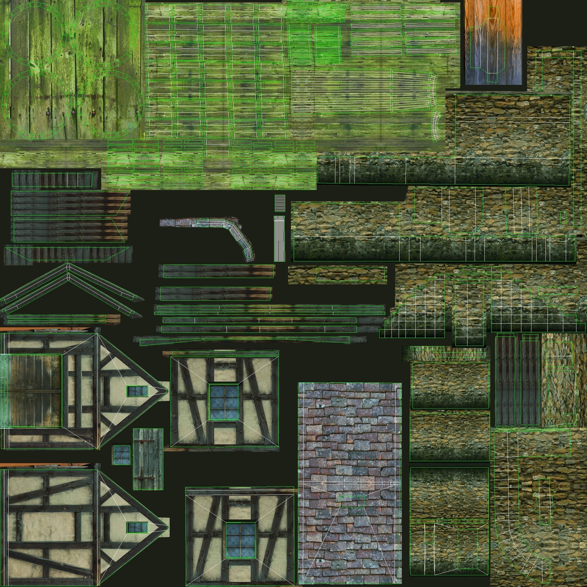 Water mill 3D model animated | CGTrader